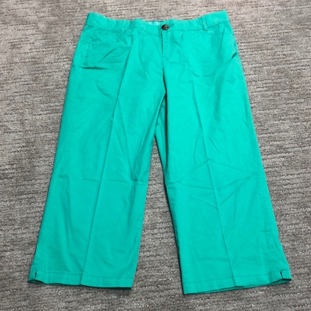 Christopher & Banks Blue Capri Pants